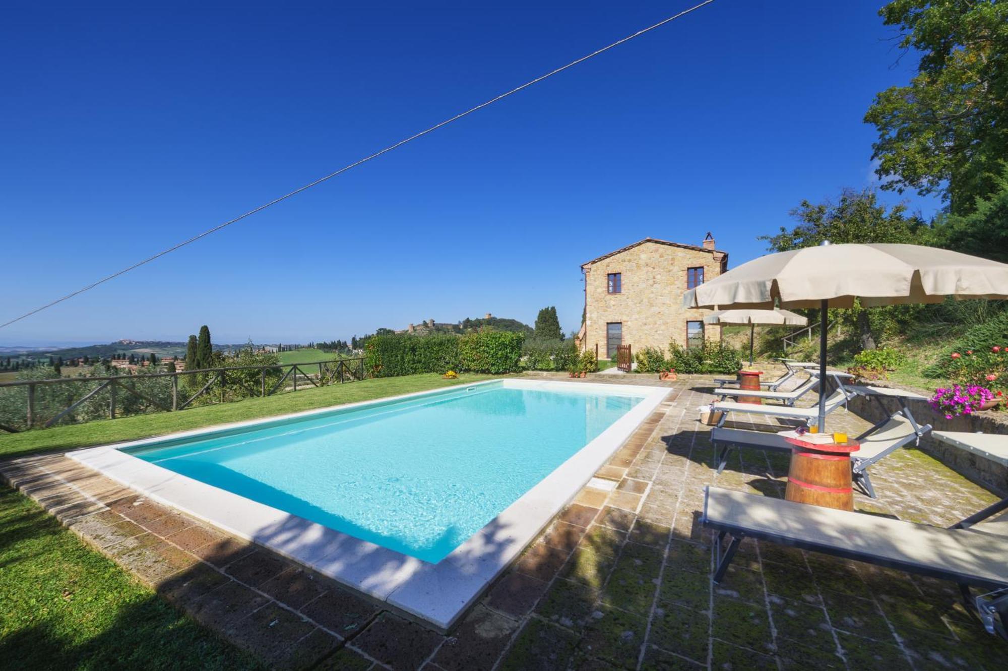Agriturismo La Casellina Monticchiello Bagian luar foto