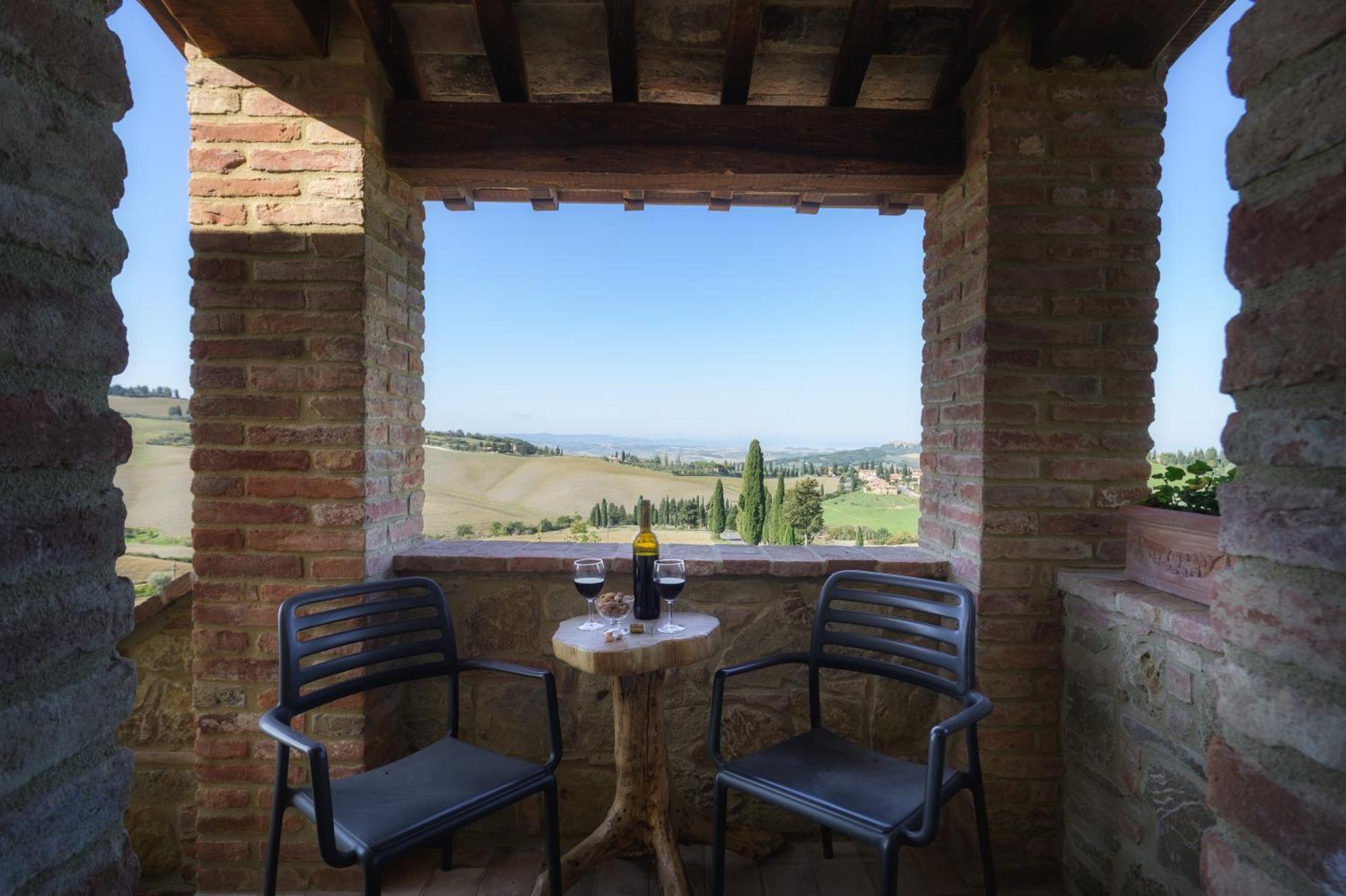 Agriturismo La Casellina Monticchiello Bagian luar foto